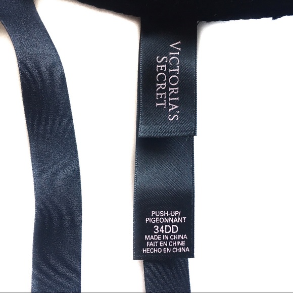 Victoria’s Secret blue/black lace bra in size 34DD - Picture 7 of 9